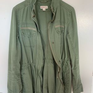 Green army jacket